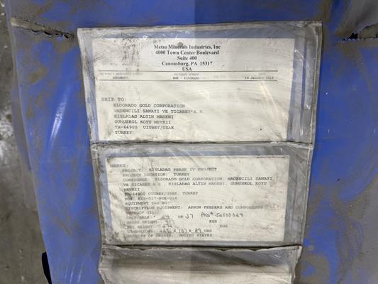 Metso Af10 Apron Feeder, 3m X 8m L)