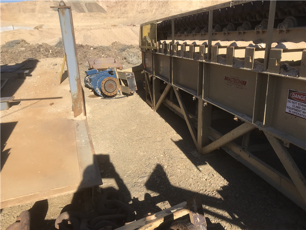 Actech 36" X 21' L Apron Feeder With Primary Jaw Structure)