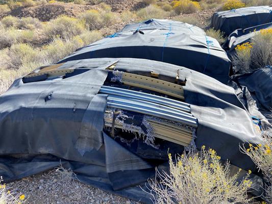 1 Unit - UNUSED TANK CONNECTION 24" dia. x 24' H, 80,000 gallon Steel Tank