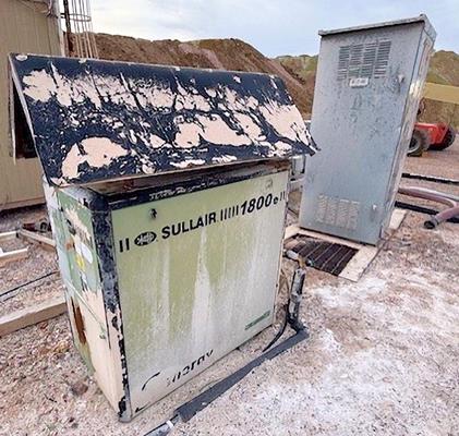 2 Units - Ssi - Steel Structures Inc. 11'11" W X 48' H Lime Silos, 3800 Cu. Ft.)