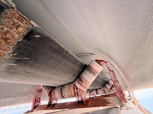 2 Units - Ssi - Steel Structures Inc. 11'11" W X 48' H Lime Silos, 3800 Cu. Ft.)