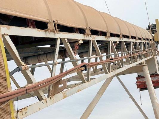 2 Units - Ssi - Steel Structures Inc. 11'11" W X 48' H Lime Silos, 3800 Cu. Ft.)