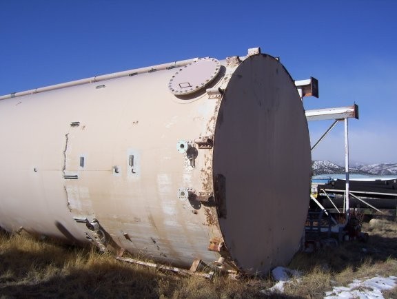 Peabody Tectank Lime Storage Silo, 12' X 45' H, 3700 Cu.ft.)