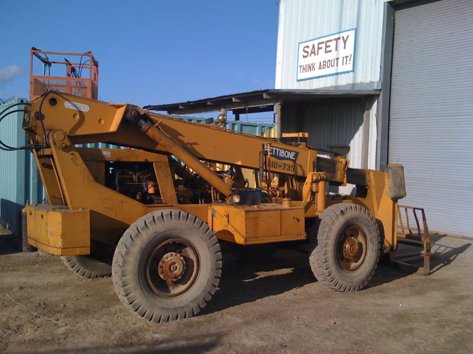 1987 Pettibone C8000 Forklift, Rt, 8000# Capacity, Diesel)