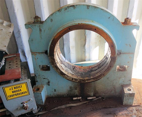 Asea Abb 12' X 6.5' Single Drum Mine Hoist)