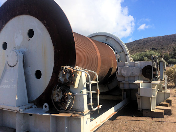 Krupp Fordertechnik Boom Luffing Winch, 185 Feet Boom)