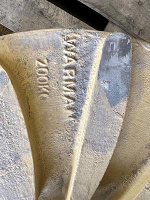 2 Units - Unused W A R M A N/ W E I R Part #f8147a05c 5-vane Closed Slurry Pump Impeller)