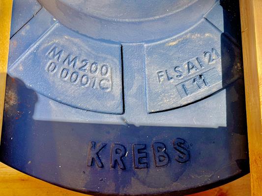 Unused Krebs Millmax Mm200 Spare Pump Casing)