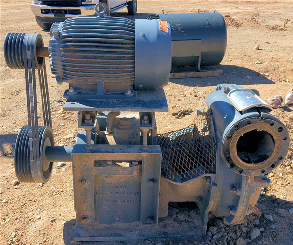 Allen Sherman 8 X 8 Pump, 50 Hp)