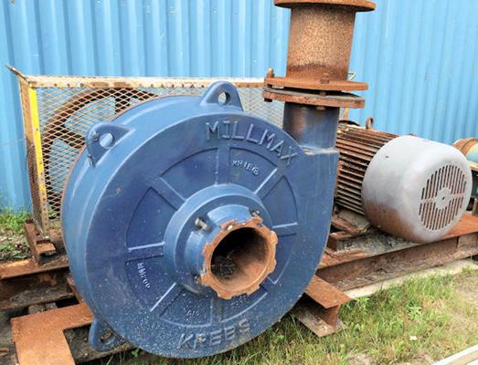 2 Units - KREBS MILLMAX MM200 8" x 6" Pumps, 100 HP