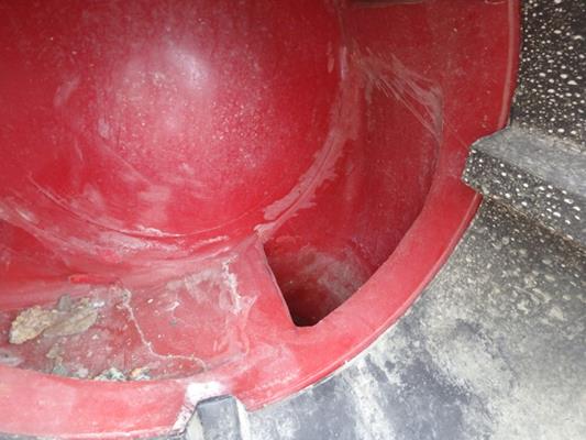 Ash/envirotech 14" X 12" D-6-5 Rubber Lined Slurry Pump)