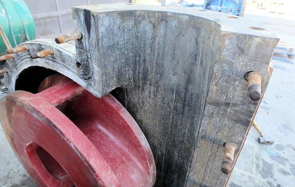 Ash/envirotech 14" X 12" D-6-5 Rubber Lined Slurry Pump)