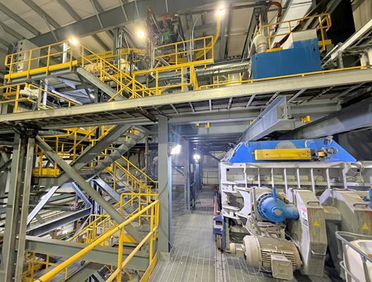 Used Paste Plant System With Sicoma Twin Shaft Mixer)