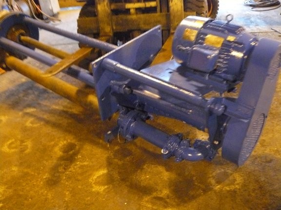Galigher Model D35saa1100 3.5" Vertical Sump Pump With 15 Hp Motor)