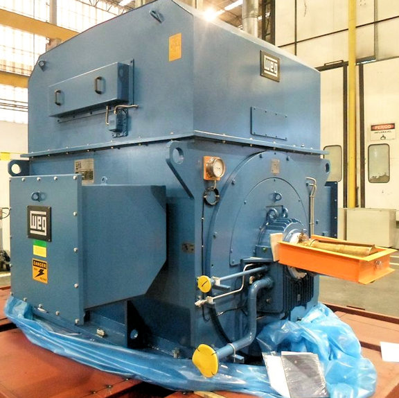 Unused Weg 6,000 Kw (8,043 Hp) Synchronous Motor, 850 Rpm)