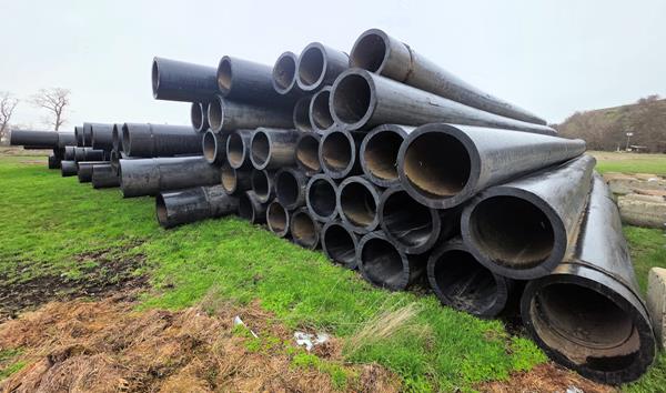 19 Units - 24" diameter x 50' Long Sections of DR17 HDPE Pipe