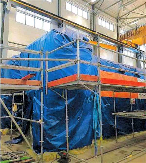 Lot Of (2) Unused Wartsila 20v32ts 10mw Diesel Generators)