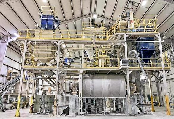 Dry Or Wet Grind Processing Circuit With Ball Mills, Classifiers, Bagging & Bulk Unloading System)