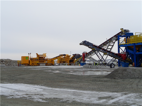 Mmd Mineral Sizing Circuit With Mmd 500crs Skid Mounted Primary Sizers)