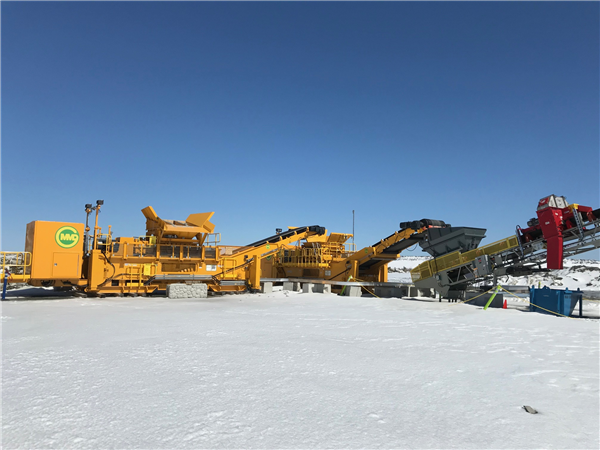 Mmd Mineral Sizing Circuit With Mmd 500crs Skid Mounted Primary Sizers)