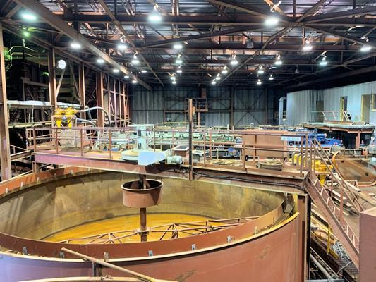 500-1000 Tpd Process Plant With Crushing, Grinding, Flotation And Filtration)