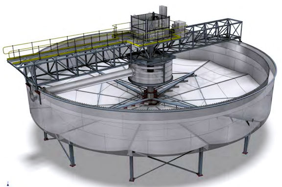 Andritz Delkor 35m High Rate Thickener)
