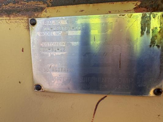 2 Units - Denver 30' Dia. Tanks With Agitators)