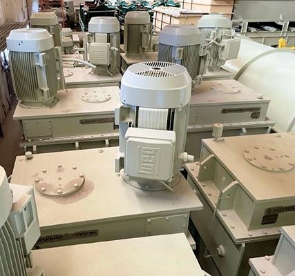 6 Units - HAYWARD GORDON Agitator/Mixers with 60 HP Motor