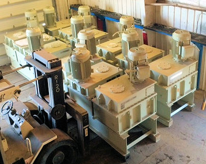 14 Units - HAYWARD GORDON Agitator/Mixers with 125 HP Motor