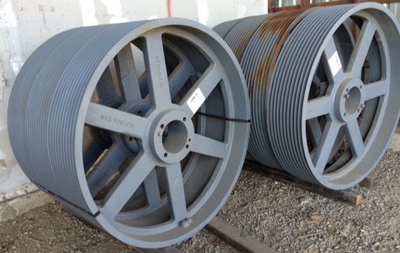 Lot Of Spare Sheaves And Bushings From Prochem 965frt50 Agitators)
