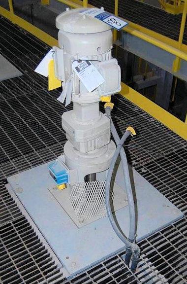 UNUSED HAYWARD GORDON Model HRFX-30-612 Agitator with 3 HP motor