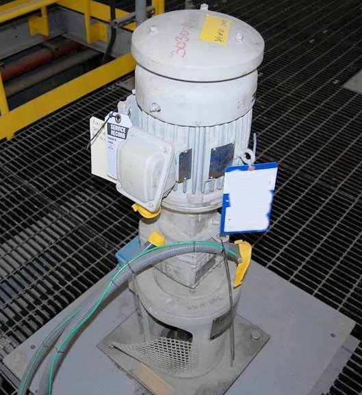 3 Units - UNUSED HAYWARD GORDON Model HRFX-30-614Agitators with 3 HP motor