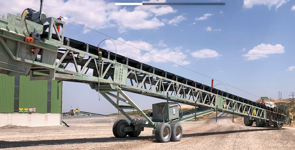 7 Units - TNT 42" W x 125' L Standard Portable Conveyors