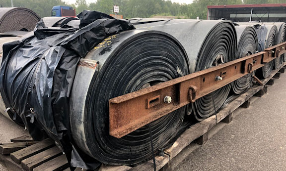 1 Unit - Unused/new Fenner Dunlop 1400mm W X 153m L (approximately 55" W X 502' L) Conveyor Belting)