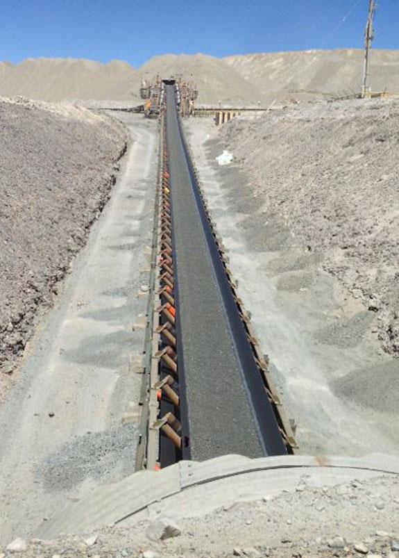 Rahco 60" W X 400m L (1312') Static Leach Pad, 13,000 Tph With Mobile Reclaim, Material Transfer Conveyor, Stacking System & Mobile Stacker)