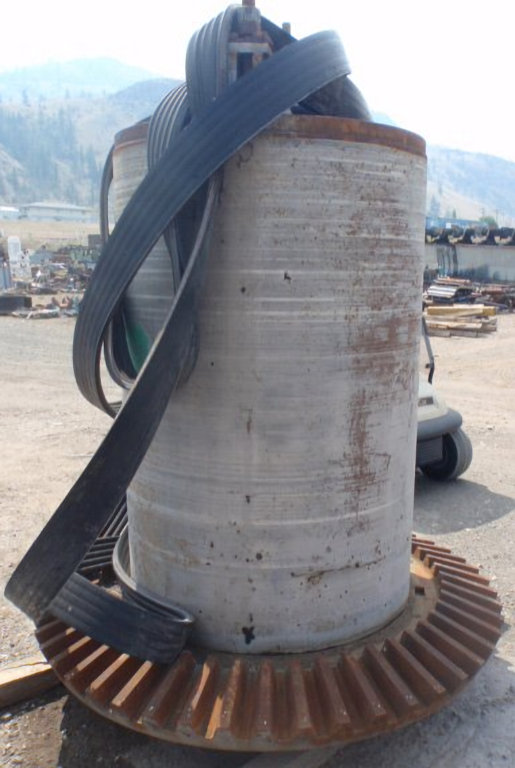 Lot Of Spare Parts For Traylor 54" X 74" Bulldog Type "t" Gyratory Crusher Including Head & Mainshaft, Countershaft, Pinion Gears, Eccentric Gear And More)