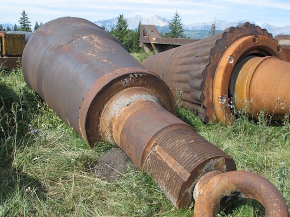 Lot Of Spare Parts For Traylor 54" X 74" Bulldog Type "t" Gyratory Crusher Including Head & Mainshaft, Countershaft, Pinion Gears, Eccentric Gear And More)