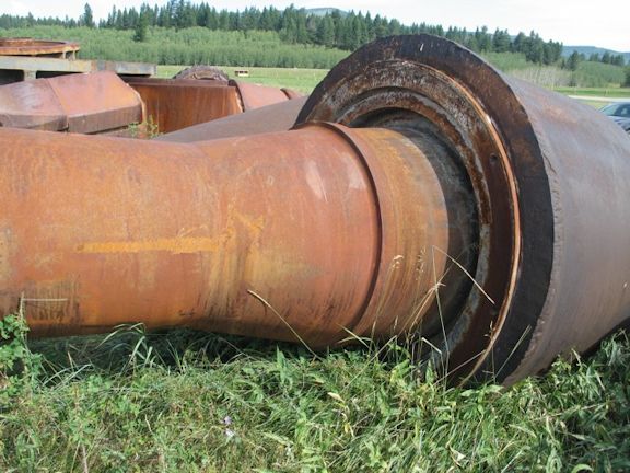 Lot Of Spare Parts For Traylor 54" X 74" Bulldog Type "t" Gyratory Crusher Including Head & Mainshaft, Countershaft, Pinion Gears, Eccentric Gear And More)