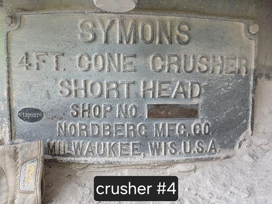 Symons-nordberg 4' Sh Cone Crusher)