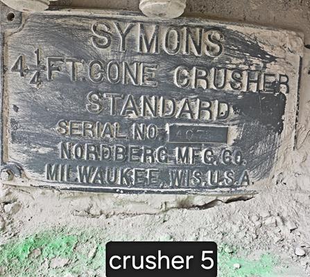 Symons-nordberg 4.25 Std Cone Crusher)