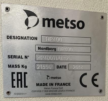 Refurbished Metso-nordberg Hp400 Cone Crusher)