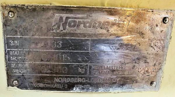 Nordberg - Metso Gp500 Crusher)