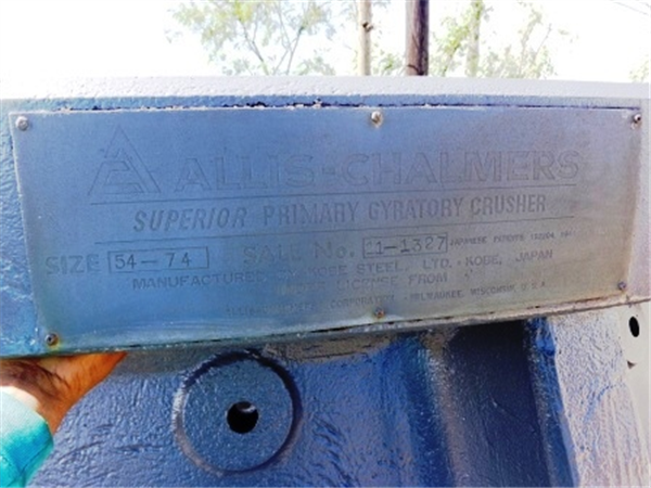 Allis Chalmers (kobe Steel) 54" X 74" Gyratory Parts Including Bottom Mainframe, Countershaft & Hydroset)