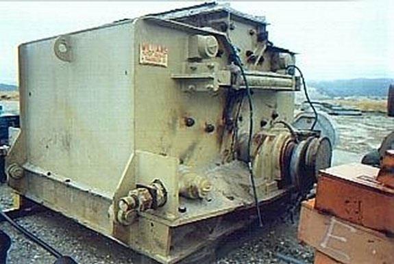 WILLIAMS Model K, Type 680 Reversible Impact Crusher, 60" dia. x 80" long Rotor, Swing Type Sledge Hammers