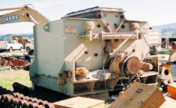 Williams Model K, Type 680 Reversible Impact Crusher, 60" Dia. X 80" Long Rotor, Swing Type Sledge Hammers)