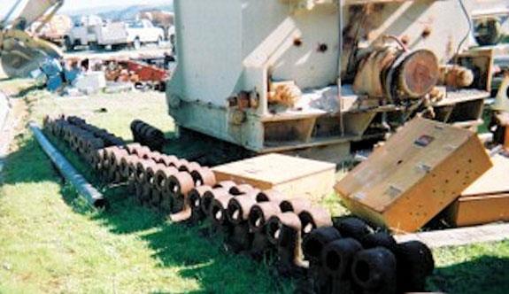 Williams Model K, Type 680 Reversible Impact Crusher, 60" Dia. X 80" Long Rotor, Swing Type Sledge Hammers)