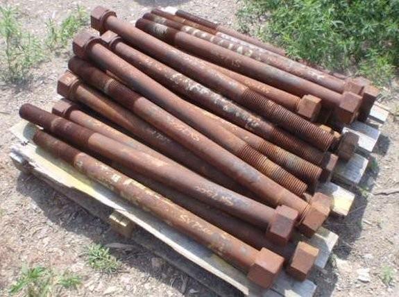 LOT of 26 each Used Spring Holding Bolts for Symons-Nordberg 5-1/2' SH HD Cone Crusher