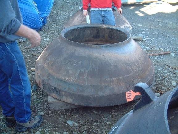 5 Units - Columbia Spare Crusher Extra Coarse Liners Consisting Of 4 Bowl Liners And 3 Head Mantle Liners For Symons-nordberg 5-1/2' Cone Crusher)