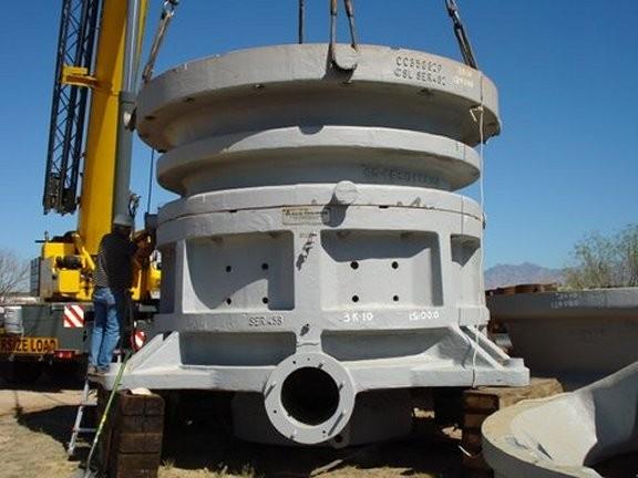 Allis Chalmers 60" X 89" Gyratory Crusher)