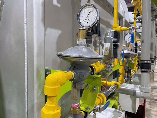 Feeco 4.5' Dia. X 50' L Indirect Fired Rotary Calciner)